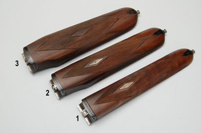 Forends: English, semi-beavertail and beavertail.
