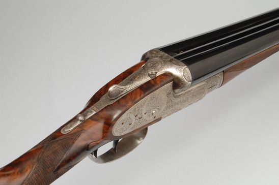 Ugartechea Model 1030 sidelock shotgun: detail 4 of 4