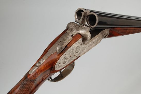 Ugartechea Model 119 sidelock shotgun: detail 1 of 4