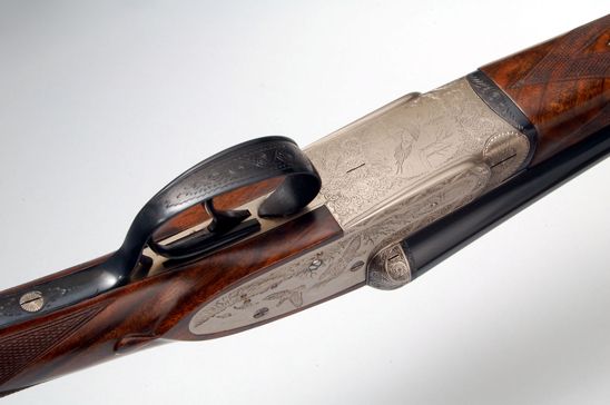 Ugartechea Model 2000 sidelock shotgun: detail 3 of 4