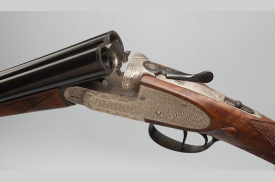 Ugartechea Model 357 sidelock shotgun: detail 1 of 4